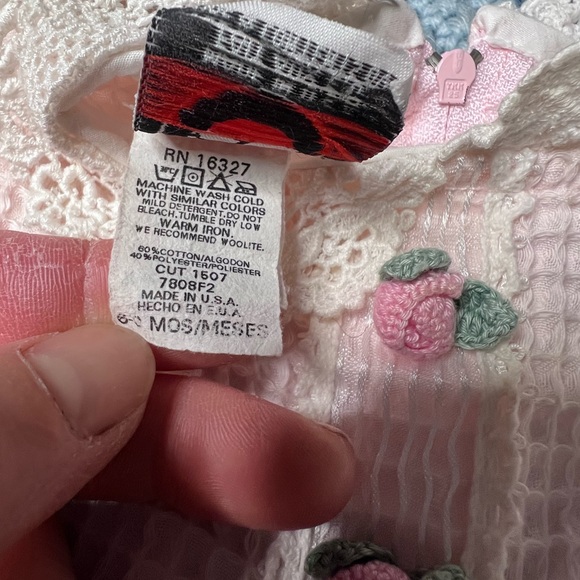 Vintage Good Lad Soft Pink One Piece Footie with Long Sleeves - Picture 3 of 4